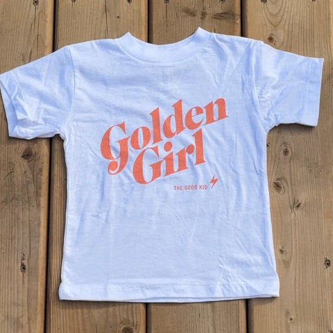 Golden Girl tee - White