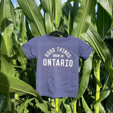 Good things grow in Ontario tee - Navy