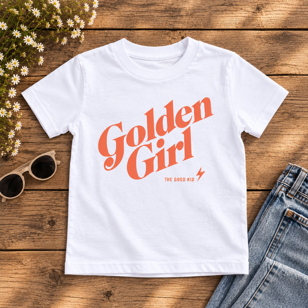 Golden Girl tee - White