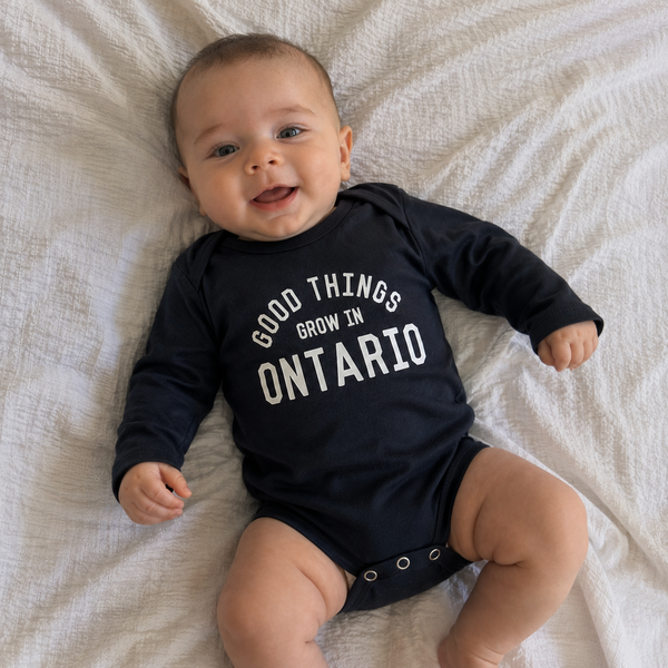 Good Things Grow Long Sleeve Onesie