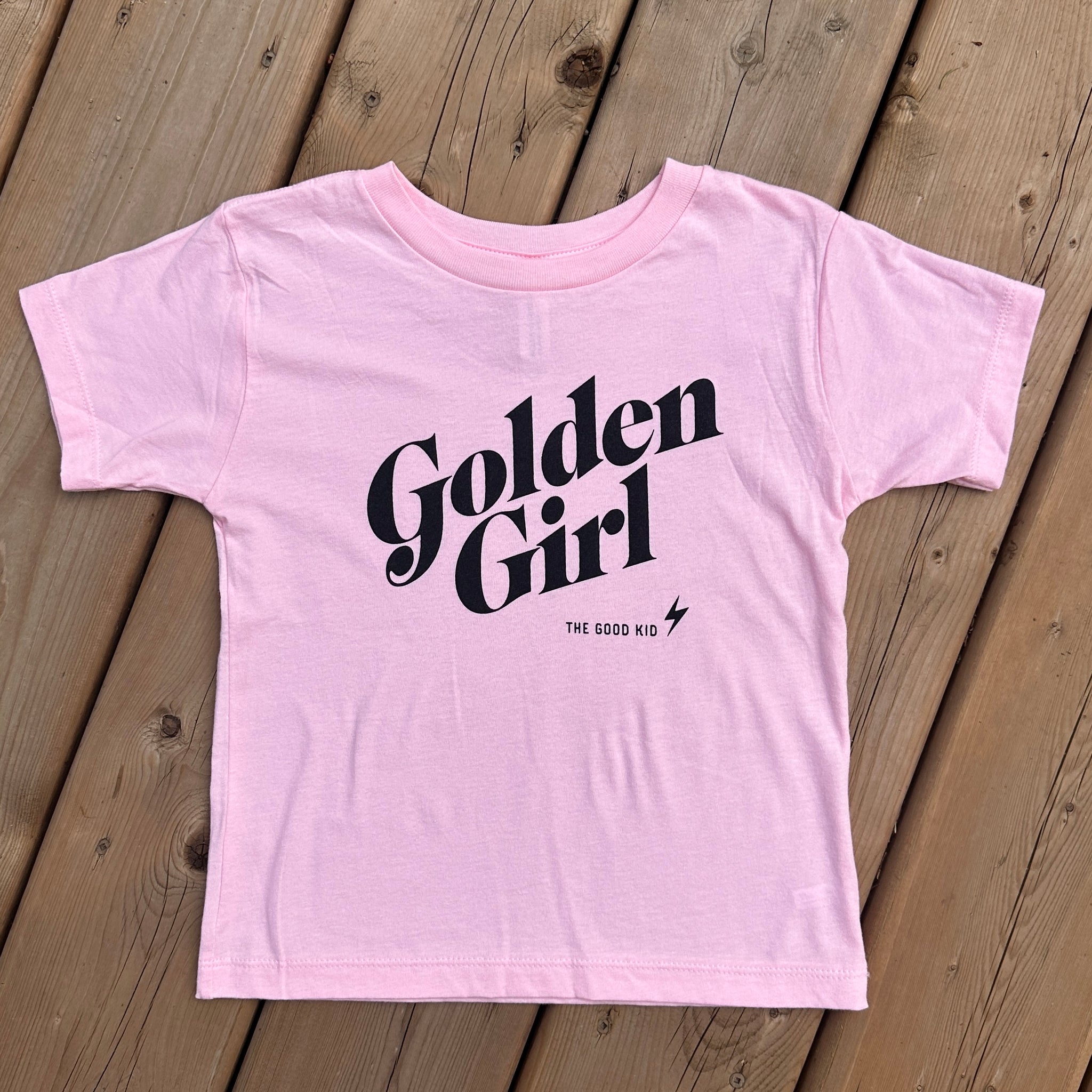 Golden Girl tee - Pink