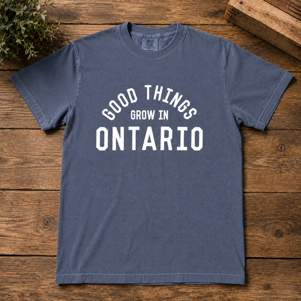 Good Things Grow in Ontario - Adult - Denim Blue